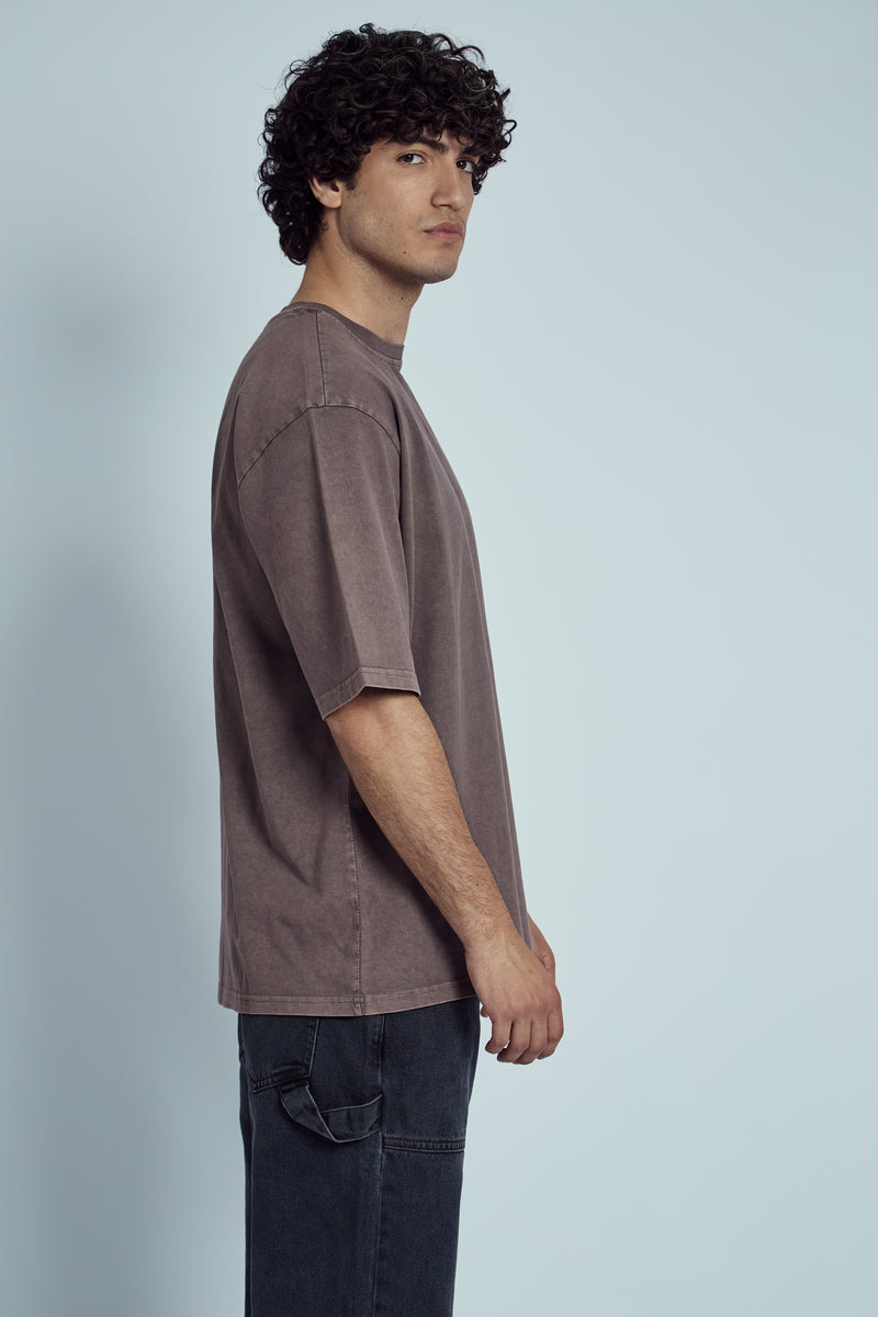 AMELL ACID WASHED RELAXED FIT T-SHIRT