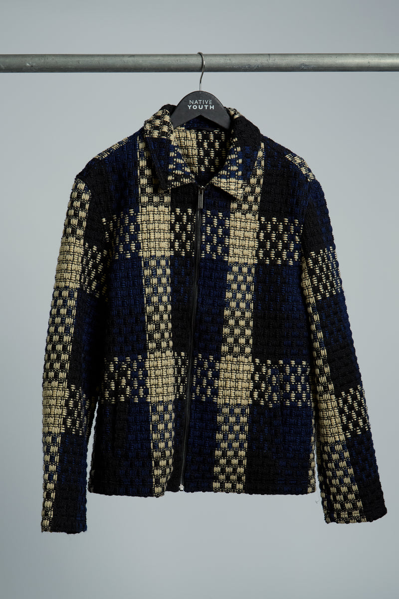 HARRIS HEAVYWEIGHT JACQUARD CHECK JACKET