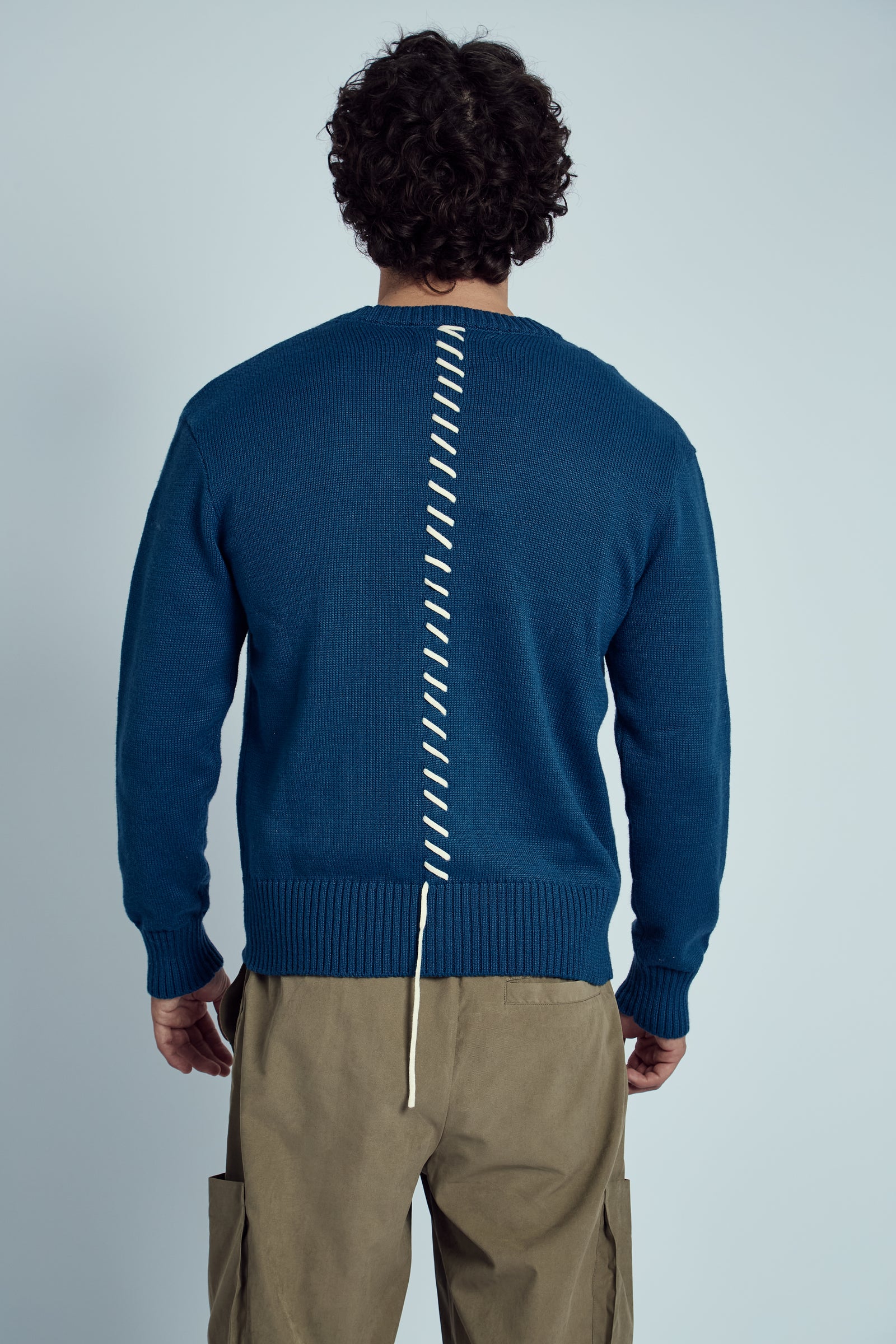 LANCE KNITTED CARDIGAN WITH LACE UP DETAIL – Native Youth