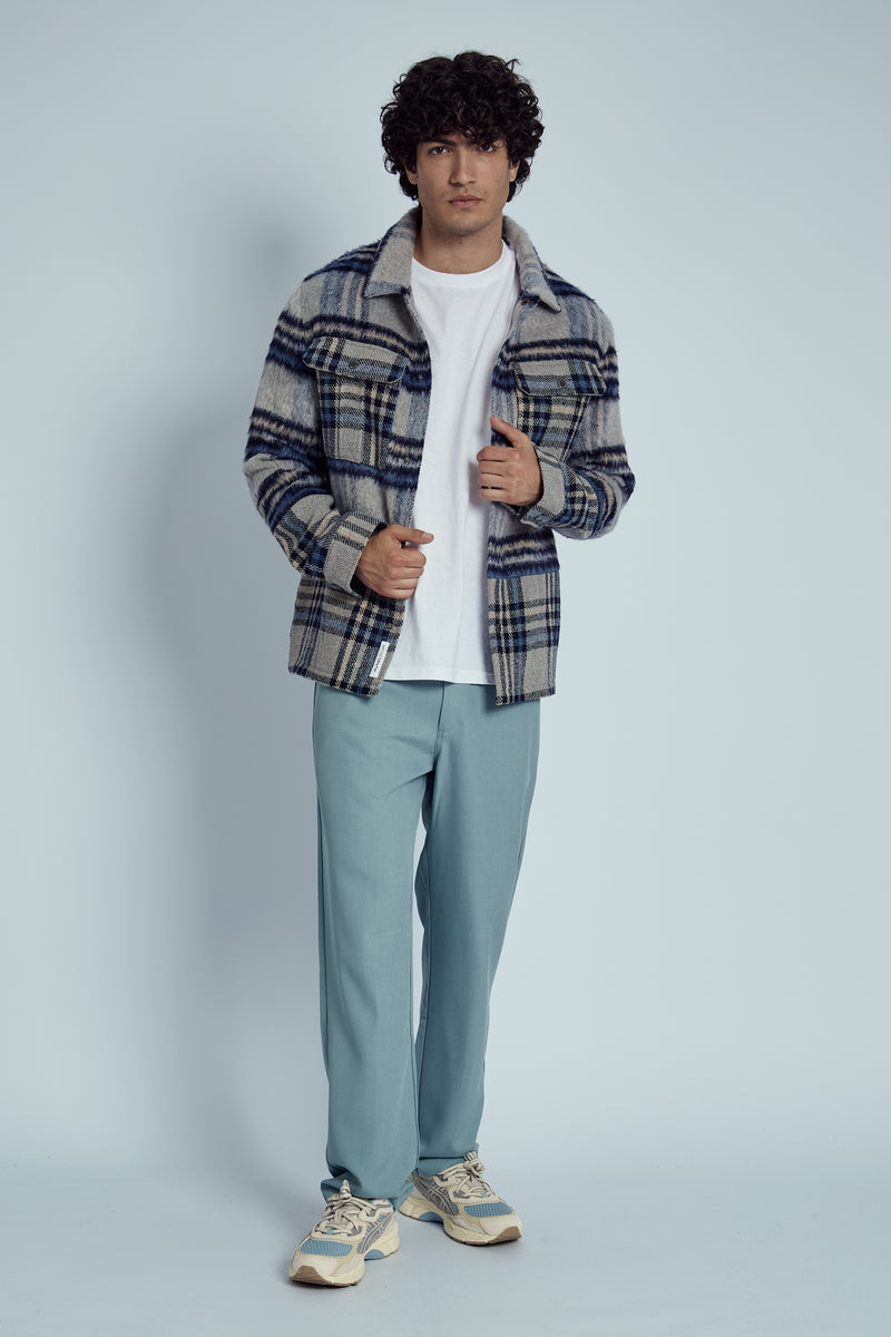 WATTS BRUSHED CHECK OVERSHIRT