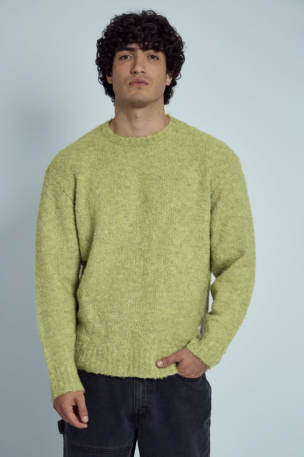 HAREWOOD BOUCLE YARN KNITTED JUMPER