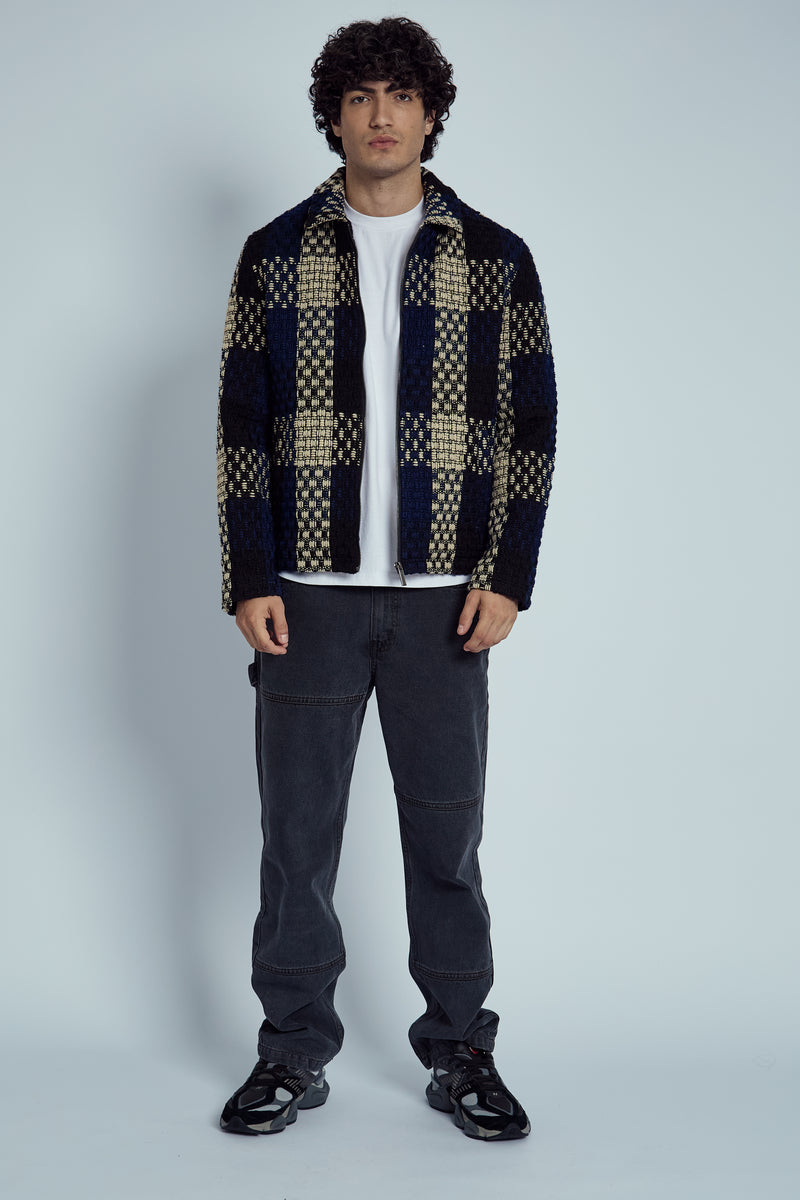 HARRIS HEAVYWEIGHT JACQUARD CHECK JACKET