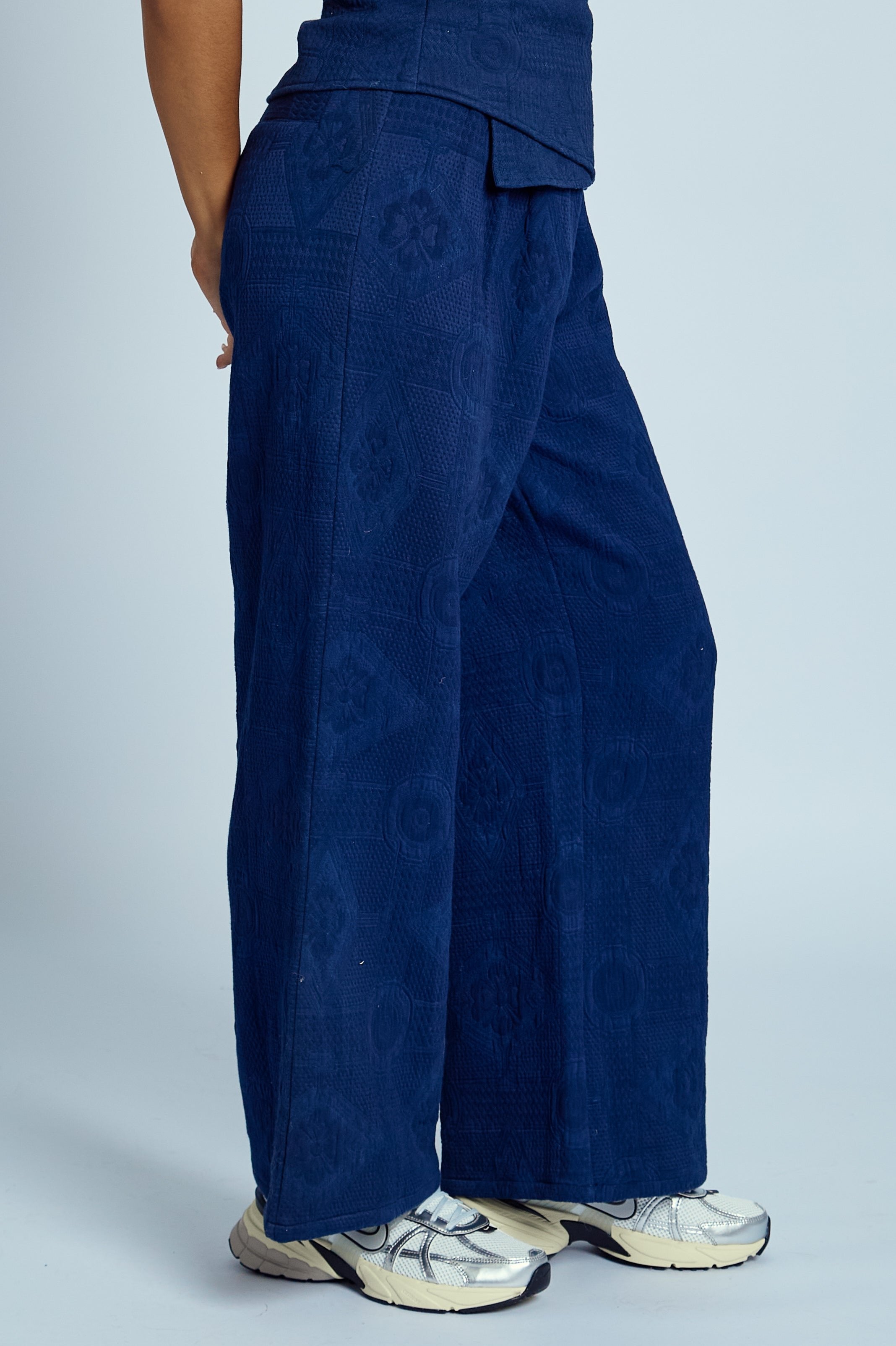KATALINA TEXTURED WIDE LEG TROUSER – Native Youth