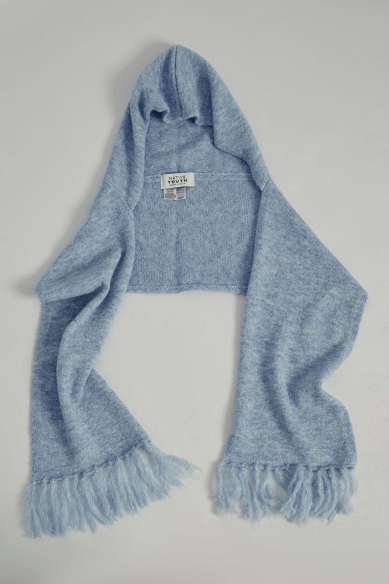 SOFT SCARF IN BLUE