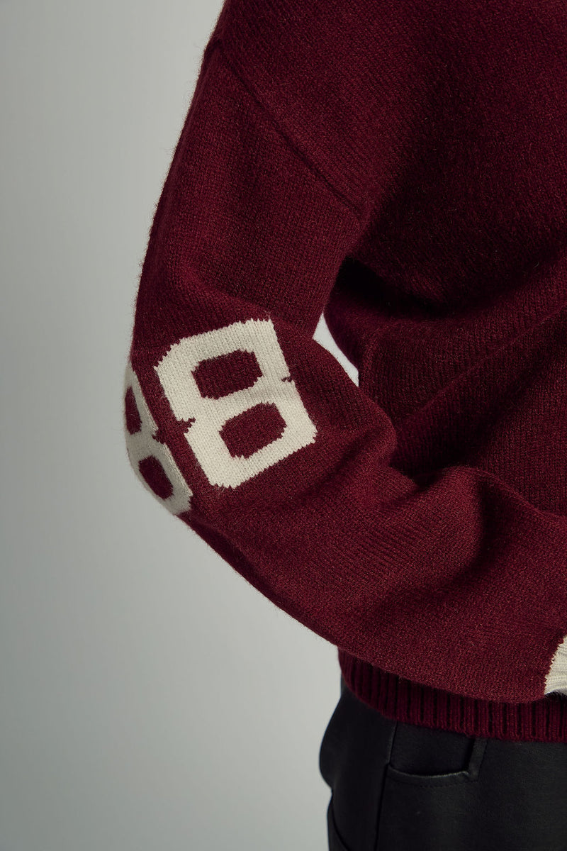 DAKOTA VARSITY KNITTED CARDIGAN