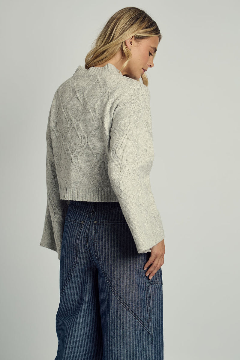 VALERIE FLORAL APPLIQUE KNITTED JUMPER