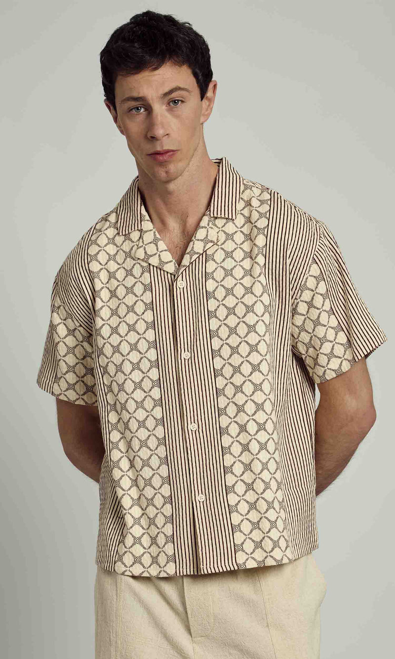 KINSLEY BOXY PRINTED SHIRT