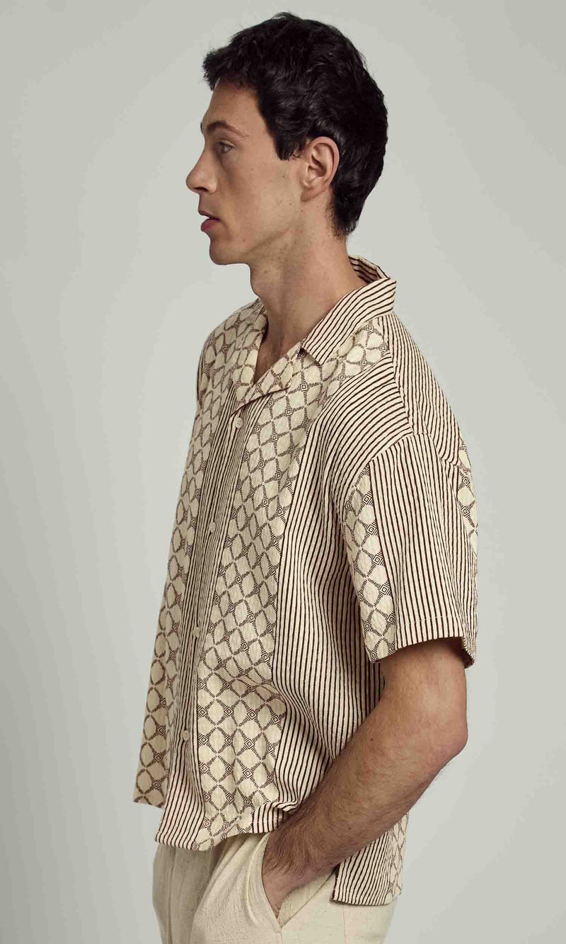 KINSLEY BOXY PRINTED SHIRT