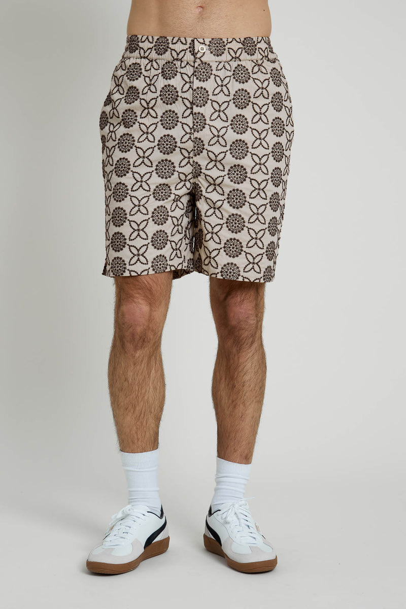 HUTTON EMBROIDERED SHORT