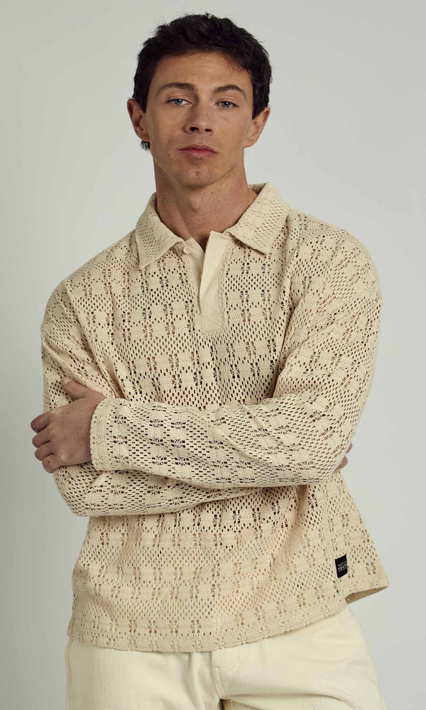 DENNIS CROCHET RUGBY POLO