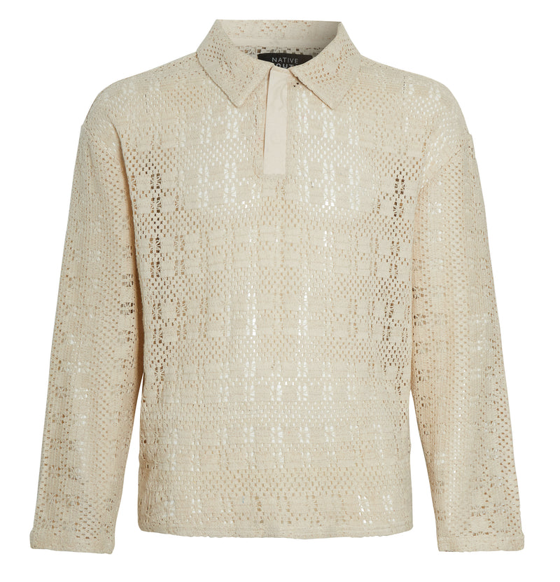 DENNIS CROCHET RUGBY POLO – Native Youth