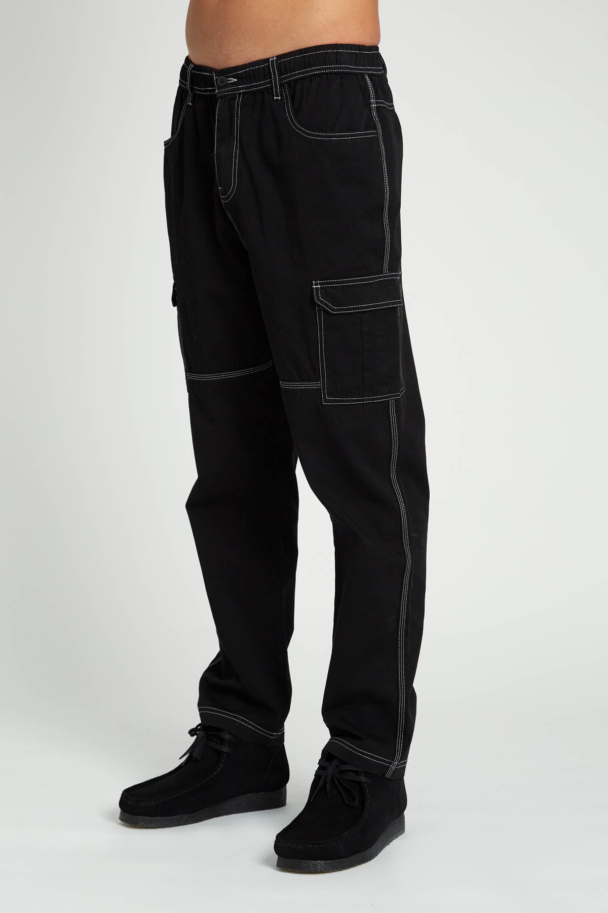 GLOVER TROUSER WITH CONTRAST STITCH – Native Youth