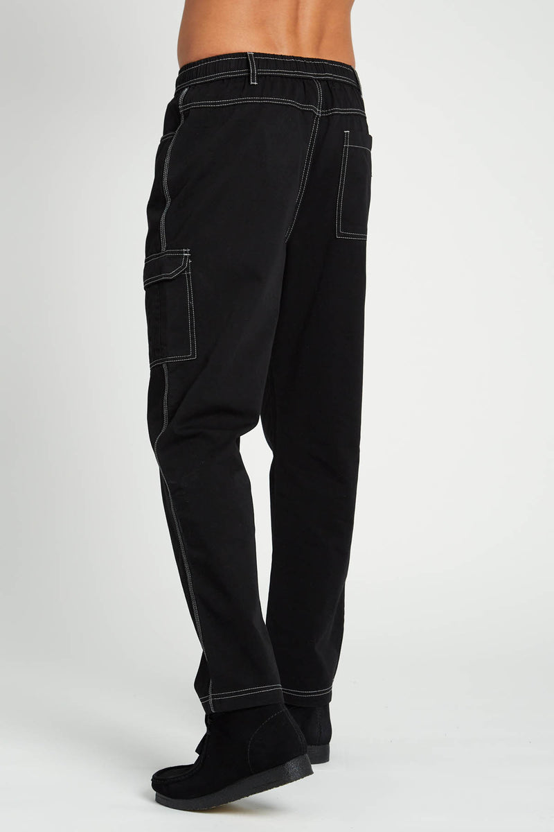 GLOVER TROUSER WITH CONTRAST STITCH
