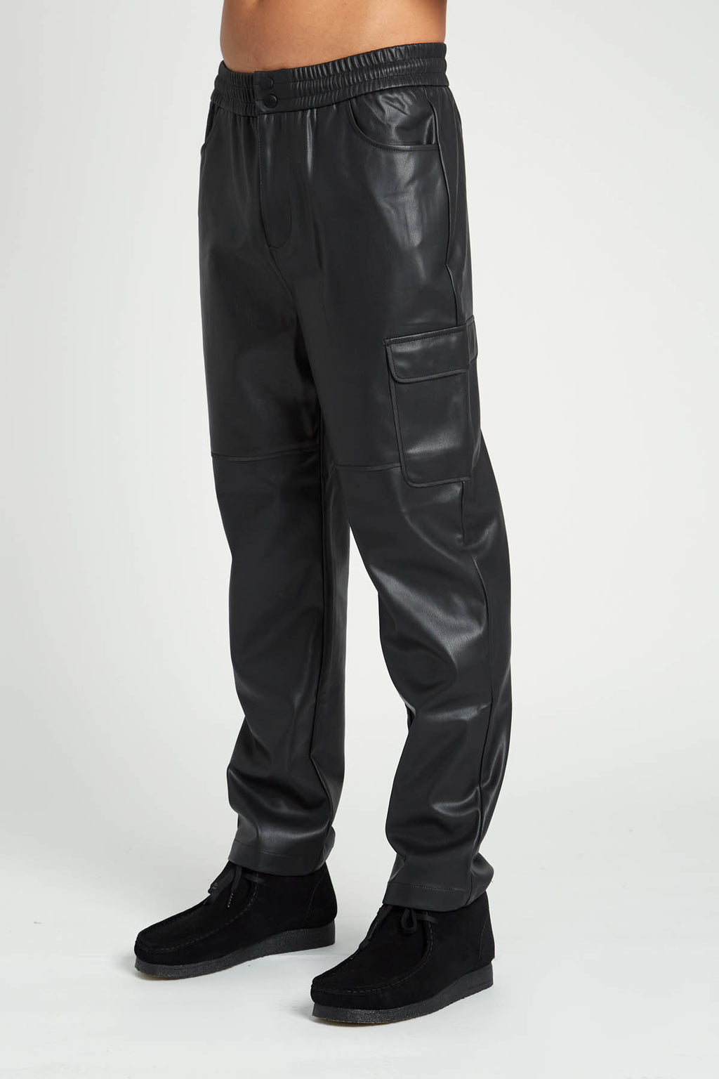 NOTH VEGAN LEATHER CARGO TROUSER – Native Youth