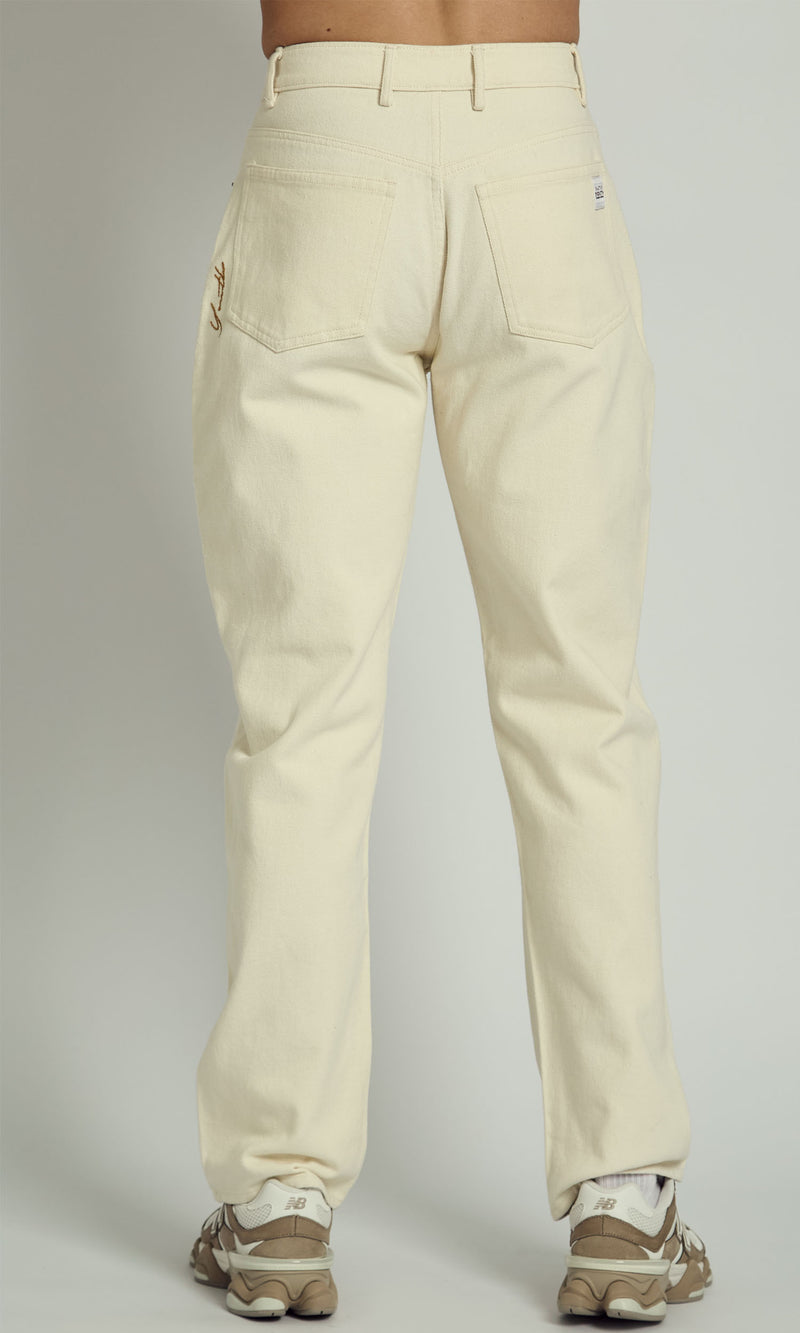 HERBERS EMBROIDERY DENIM TROUSER