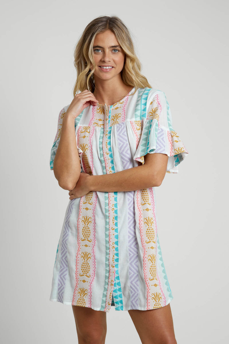 PINI JACQUARD MINI DRESS