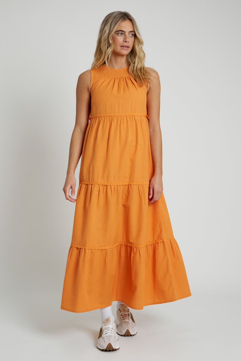 CITRI LINEN MAXI DRESS