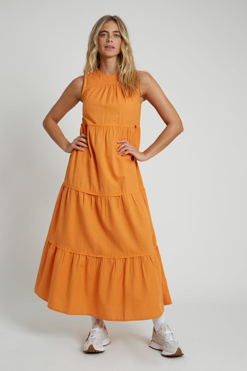 CITRI LINEN MAXI DRESS