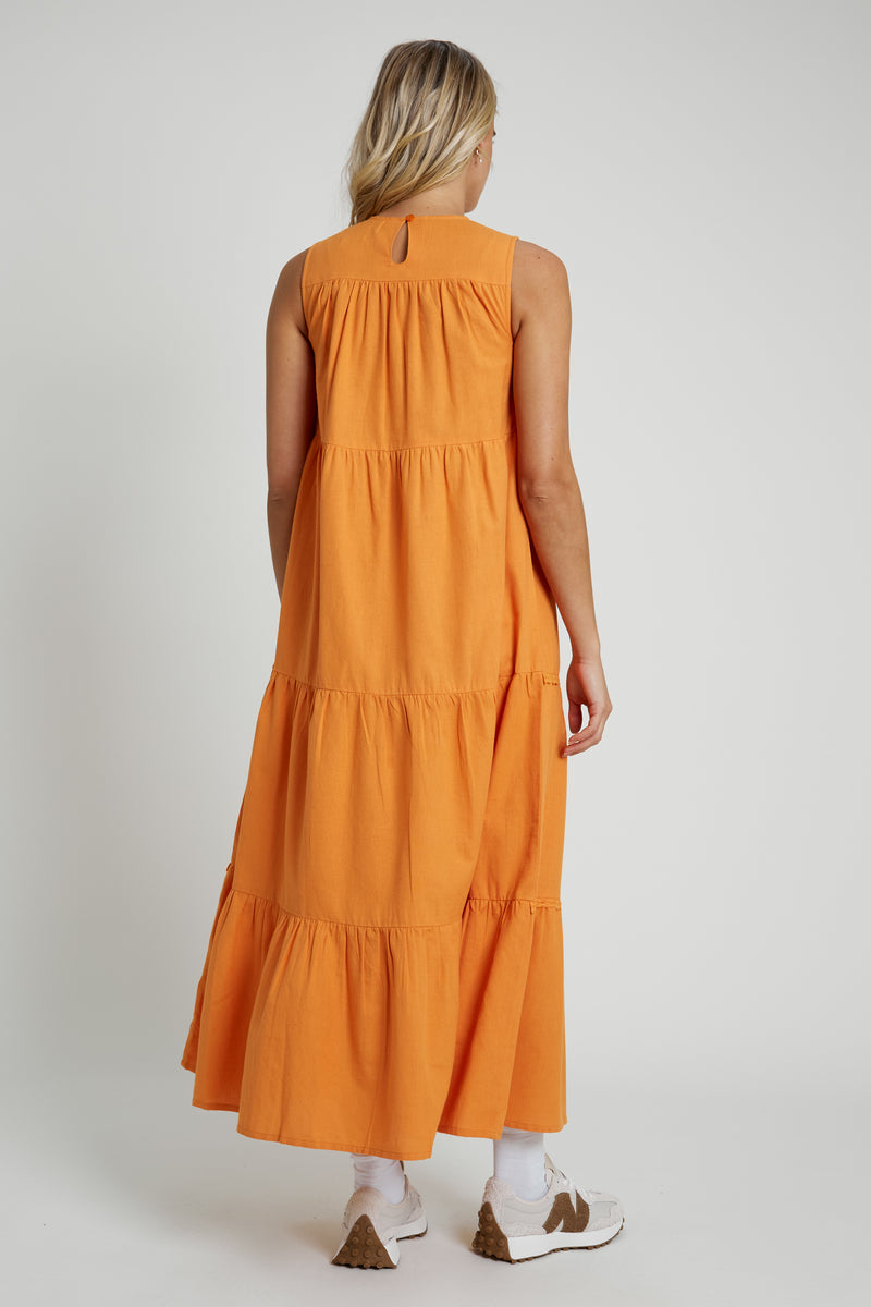 CITRI LINEN MAXI DRESS