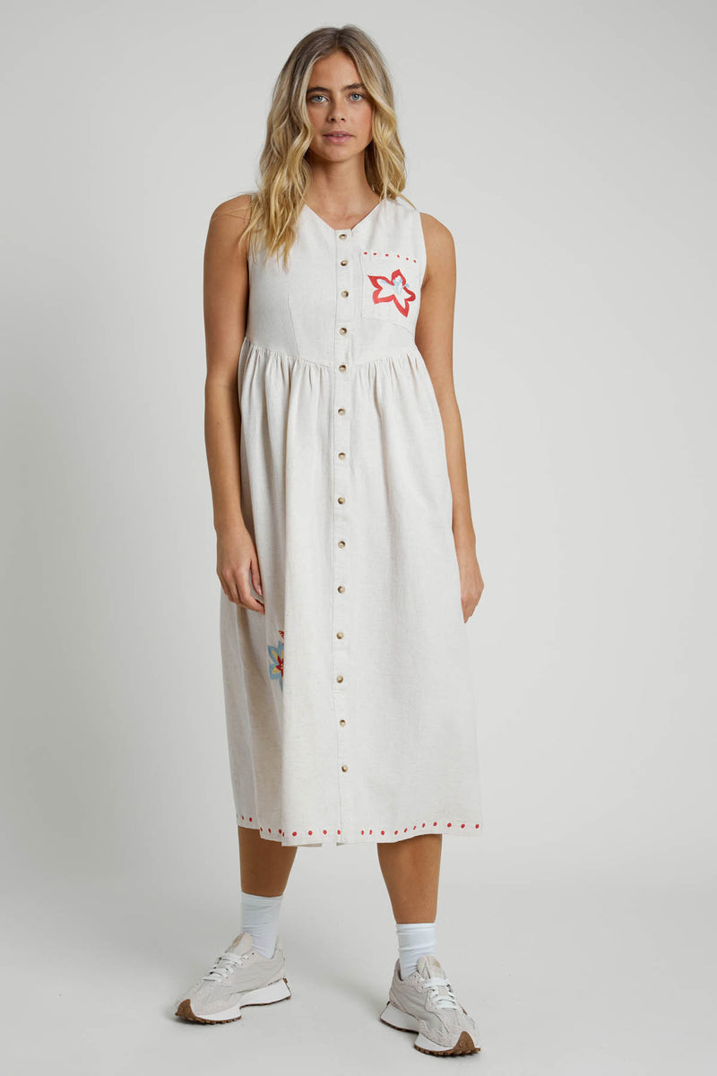 RHIRI MIDI DRESS