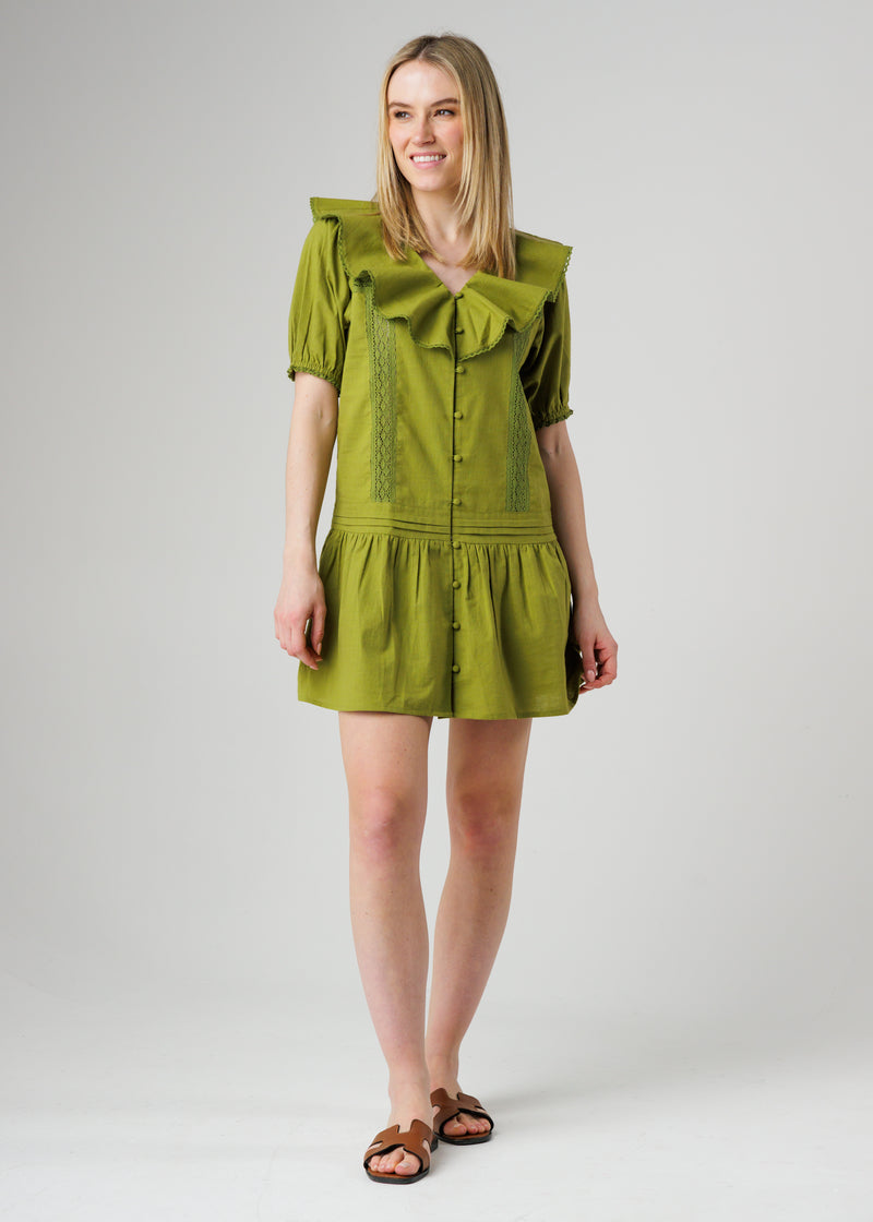 dropped hem mini dress Miss Selfridge dropped hem mini dress in chocolate