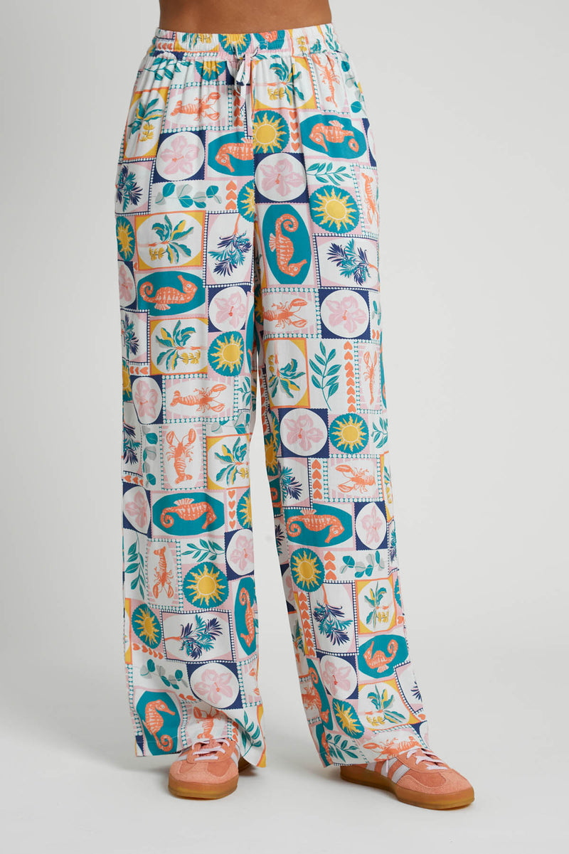 FARRAGO PRINTED TROUSERS