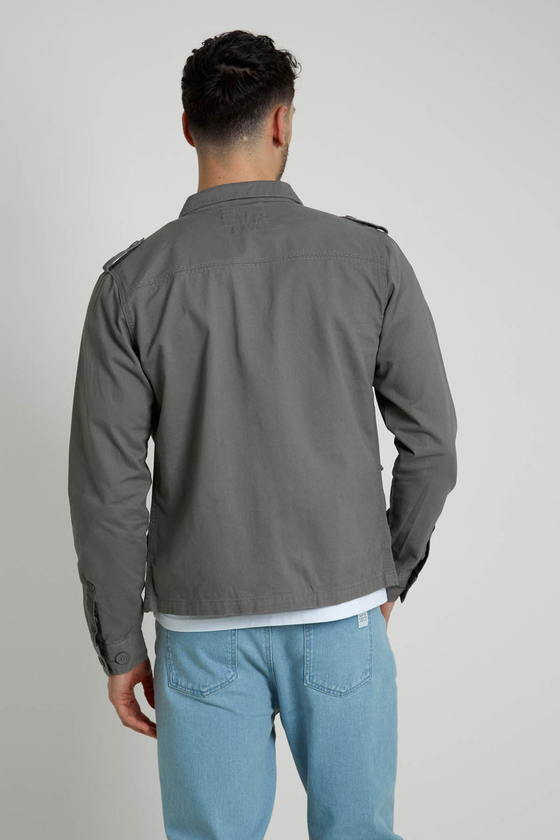 Olive Sharrow 4-Pocket Shirt Jacket