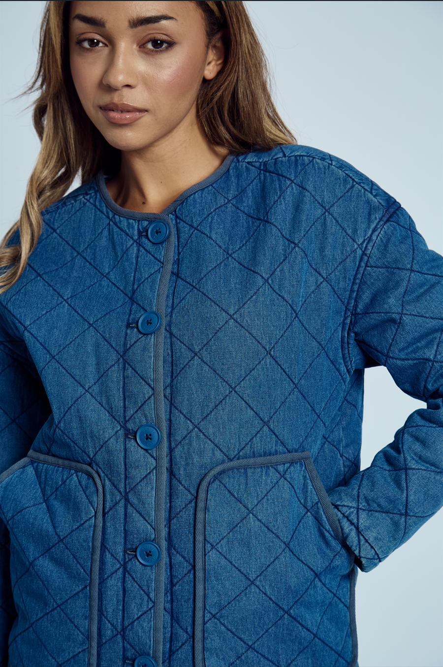 NADIA QUILTED WASHED JACKET – Native Youth