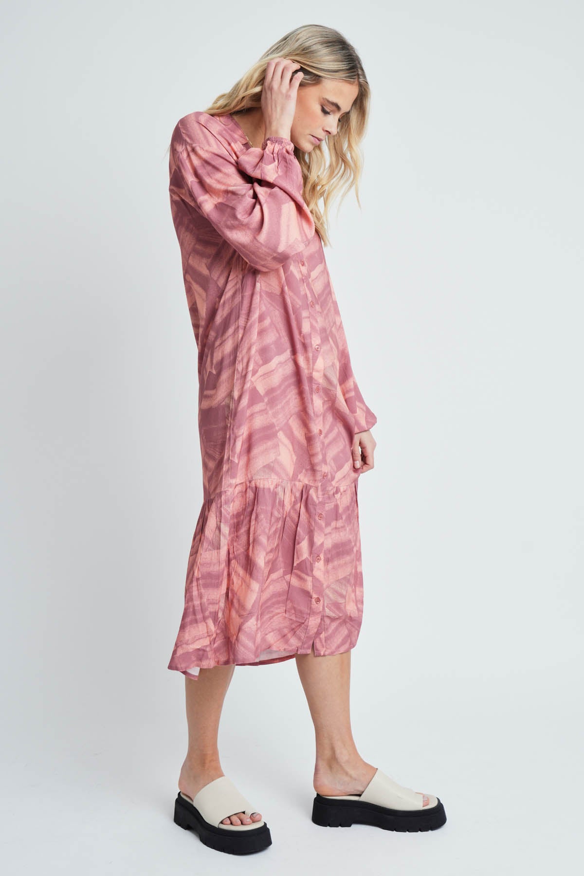 AMBER – Sculptural Organic Cotton Dress | Sustainable Statement Wear