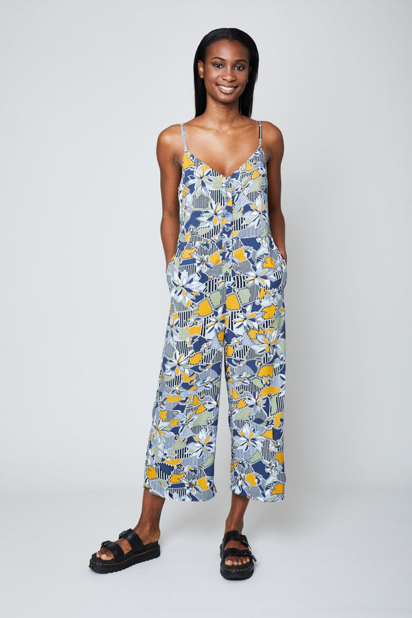 THE GEO FLORA CAMI JUMPSUIT