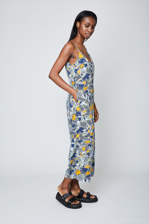 THE GEO FLORA CAMI JUMPSUIT