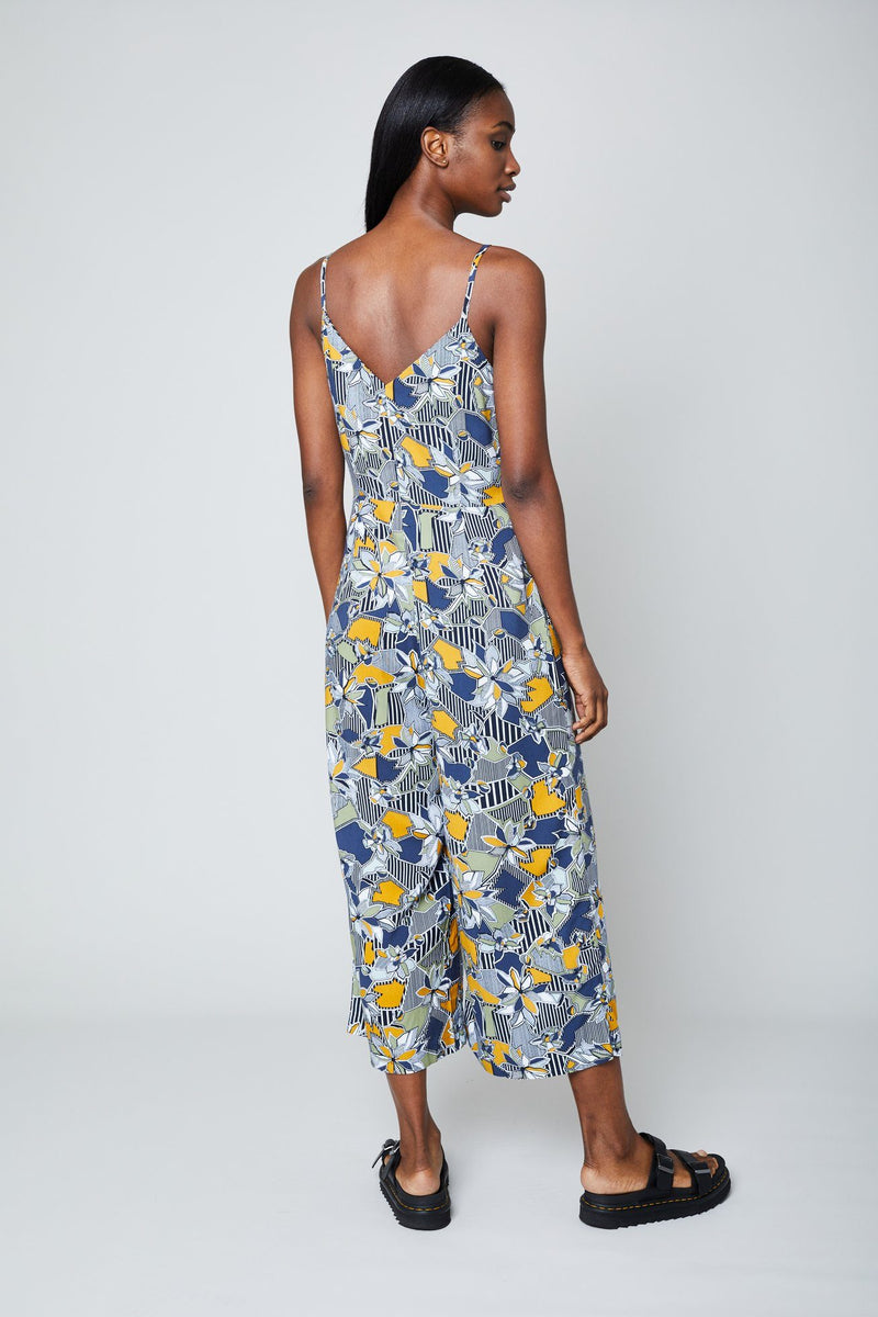 THE GEO FLORA CAMI JUMPSUIT